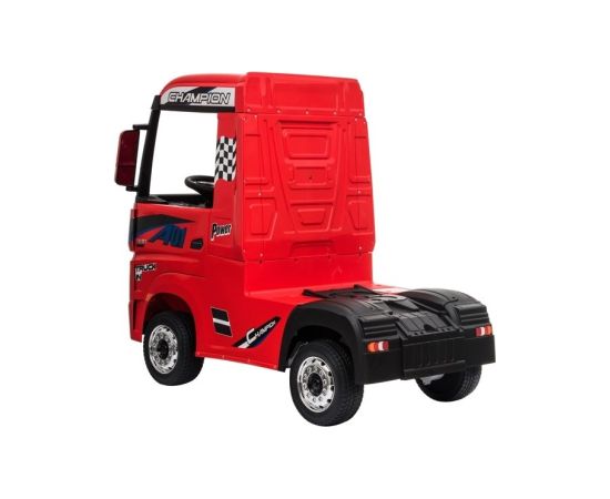 Lean Cars Electric Ride-On Car Mercedes Actros Red