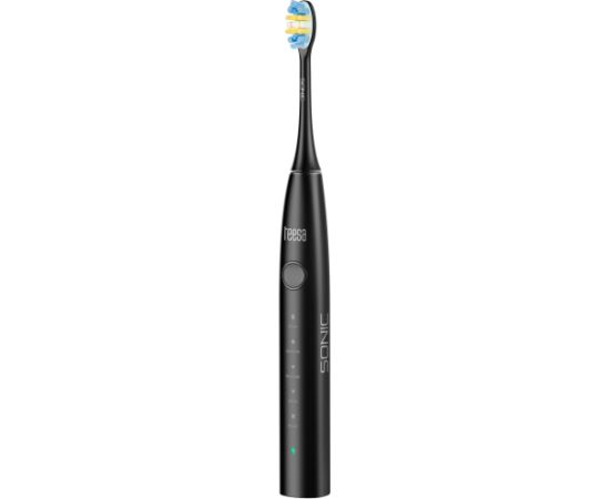 Soniczna szczoteczka do zębów TEESA SONIC 2 czarna , 5 trybów pracy, etui podróżne , USB typ C