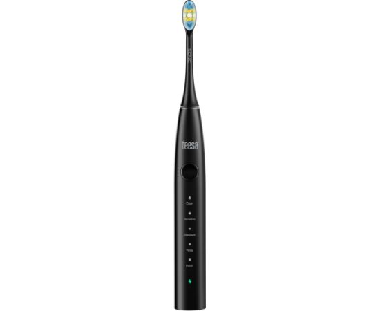 Soniczna szczoteczka do zębów TEESA SONIC 2 czarna , 5 trybów pracy, etui podróżne , USB typ C
