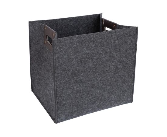 Ящик MAX FELT-1, 40x32xH37cм, тёмно-серый войлок, с ручками
