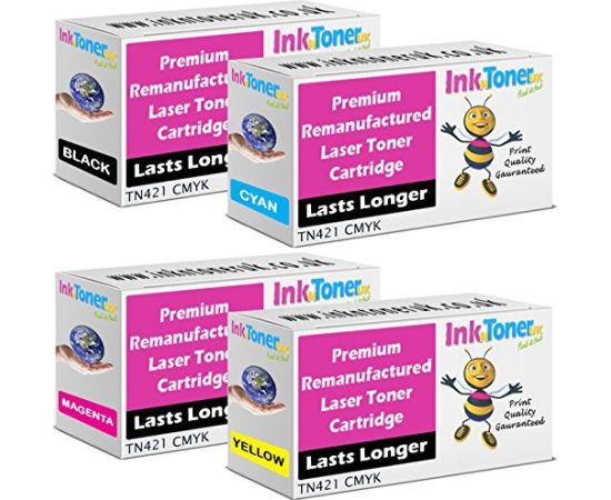 Peach Toner Sparpack 112071 (Brother compatible with TN-421)