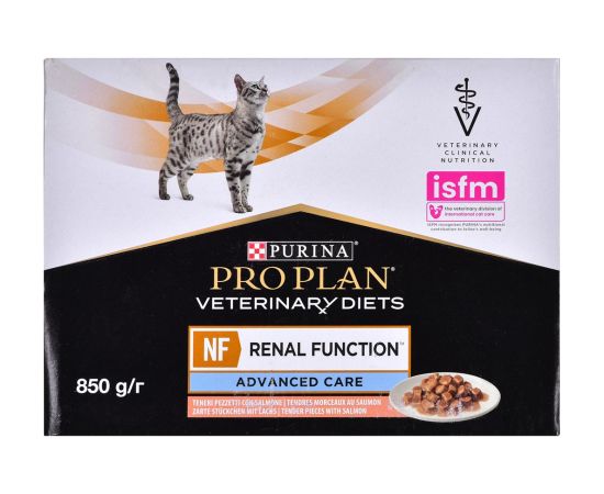 PURINA NF Renal Function Feline Salmon - wet cat food - 10x85g