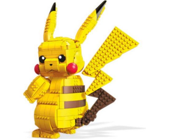 Mattel MEGA Pokémon Building Toy Kit Jumbo Pikachu (825 Pieces) 12 inch Action Figure for Kids