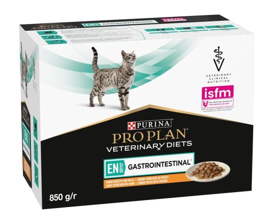 PURINA Pro Plan Veterinary Diets EN St/Ox Gastrointestinal - wet cat food - 10 x 85g