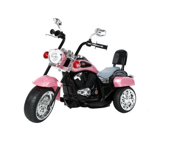 Lean Cars TR1501 rozā elektrisks bērnu motocikls uz akumulatora