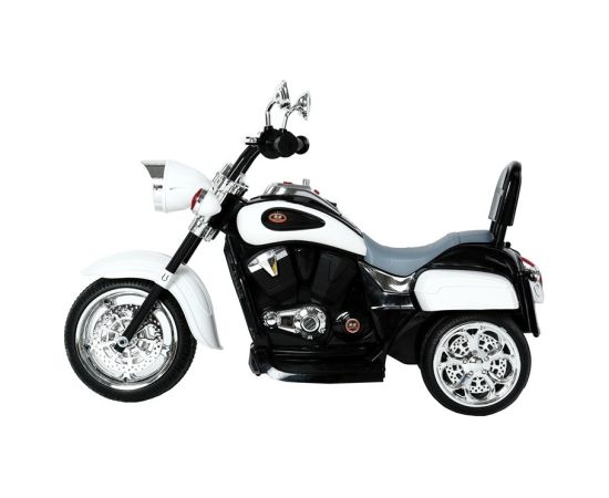 Lean Cars TR1501 – elektriskais bērnu motocikls (balts)