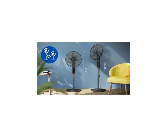 PHILIPSCX1520/01 statīva ventilators, melns
