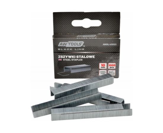 AWTools HEAVY-DUTY STAPLES TYPE-A 6mm 11.4mm 1000pcs