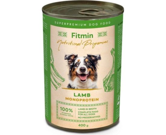 Fitmin Program karma mokra dla psa z jagnięciną 400g