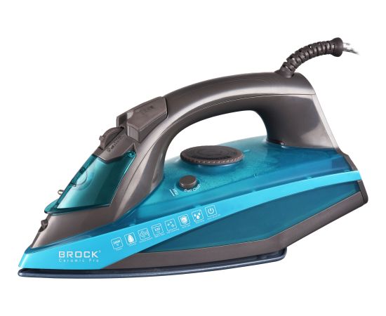 Tvaika gludeklis BROCK BSI 5502 BL, 2600W Gludekļi un sistēmas