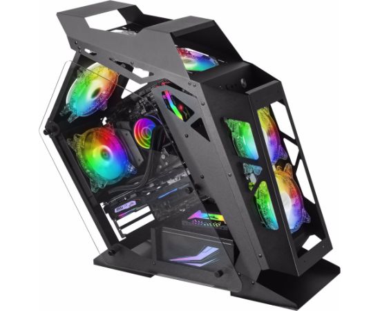 Mars Gaming MC61 Компьютерный корпус M-ATX / 4x FAN / ARGB Chroma