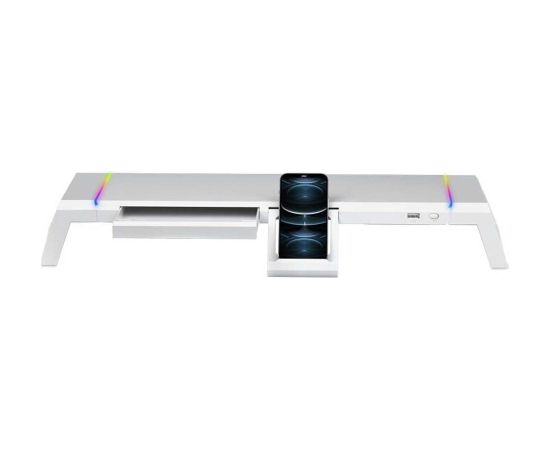 Mars Gaming MGS-ONE Monitora statīvs Chroma RGB / USB 2.0