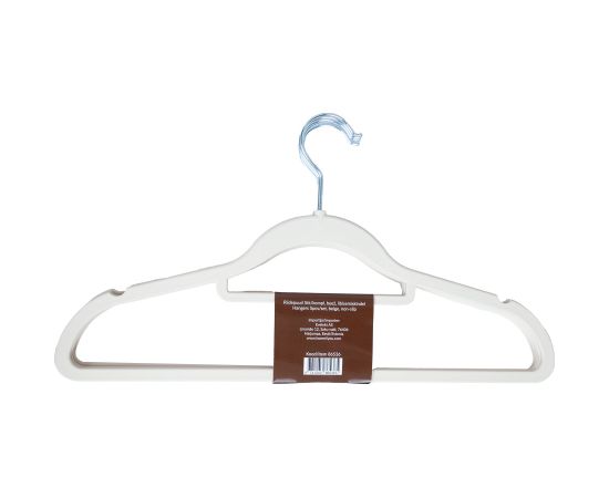 Hangers 5 pcs, beige, non-slip