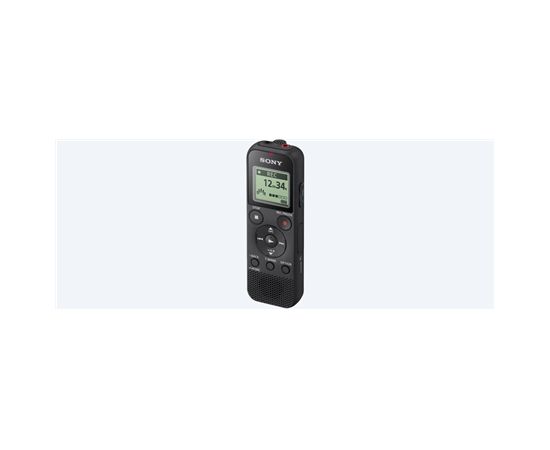 Sony ICD-PX370 MP3 playback, Black, 9540 min, MP3, Monaural, Mono Digital Voice Recorder with Built-in USB,