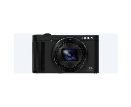 Sony Cyber-shot DSC-HX90 Compact camera, 18.2 MP, Optical zoom 30 x, Digital zoom 120 x, Image stabilizer, ISO 12800, Display diagonal 7.62 cm, Wi-Fi, Video recording, Lithium-Ion (Li-Ion), Black