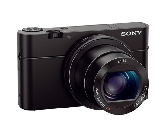 Sony Cyber-shot RX100 III Compact camera, 20.1 MP, Optical zoom 2.9 x, Digital zoom 11 x, ISO 25600, Display diagonal 7.62 cm, Wi-Fi, Focus 0.3m - ∞, Video recording, Lithium-Ion (Li-Ion), Black