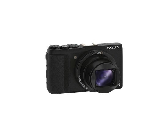 Sony Cyber-shot DSC-HX60 Compact camera, 20.4 MP, Optical zoom 30 x, Digital zoom 60 x, Image stabilizer, ISO 12800, Display diagonal 7.62 cm, Wi-Fi, Video recording, Black