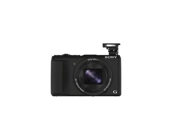Sony Cyber-shot DSC-HX60 Compact camera, 20.4 MP, Optical zoom 30 x, Digital zoom 60 x, Image stabilizer, ISO 12800, Display diagonal 7.62 cm, Wi-Fi, Video recording, Black
