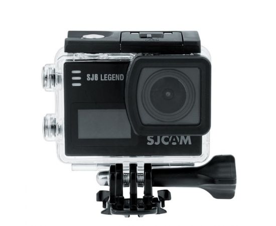 SJCam SJ6 Legend Wi-Fi Ūdendroša 30m Sporta Kamera 16MP 166° 4K HD 2.0" Skārienjūtīgs LCD ekrāns Melna