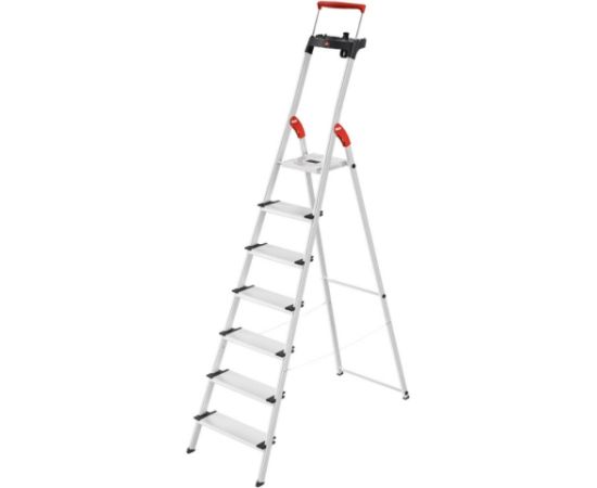 Hailo Лестница бытовая L85 ComfortLine / алюминий / 7 ступеньки