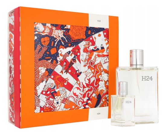 Hermes Hermès Set Eau De Toilette 100 ml + H24, Eau De Toilette, For Men, 12.5 ml