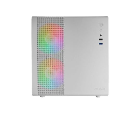 Mars Gaming MC400W Datora korpuss mATX / balts