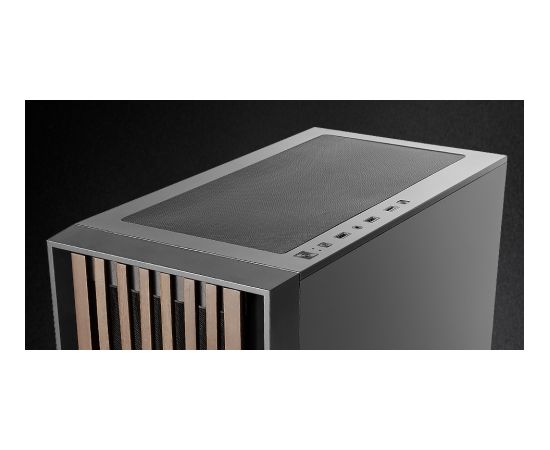 Mars Gaming MCWOOD Компьютерный корпус с деревянными планками ATX / закаленное прозрачное стекло