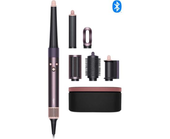 Dyson HS08 Airwrap Long Ceramic Hair Dryer and Curler Straight + Wavy Ceramic Jasper Plum