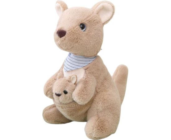 Leantoys Pluszowa Maskotka Przytulanka Kangur Z Młodym 23cm LEAN Toys