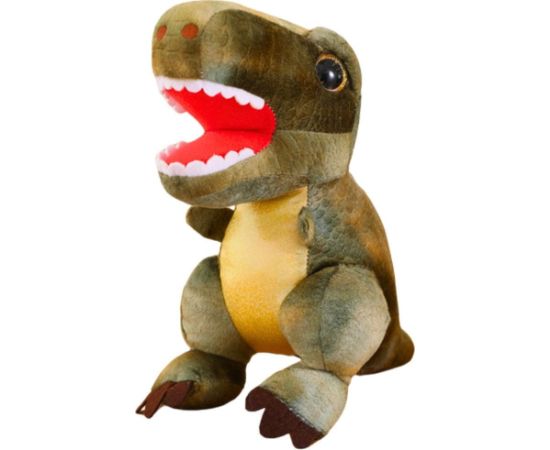 Leantoys Pluszowa Maskotka Przytulanka Dinozaur Z Teksturą Skóry Zielony 32cm
