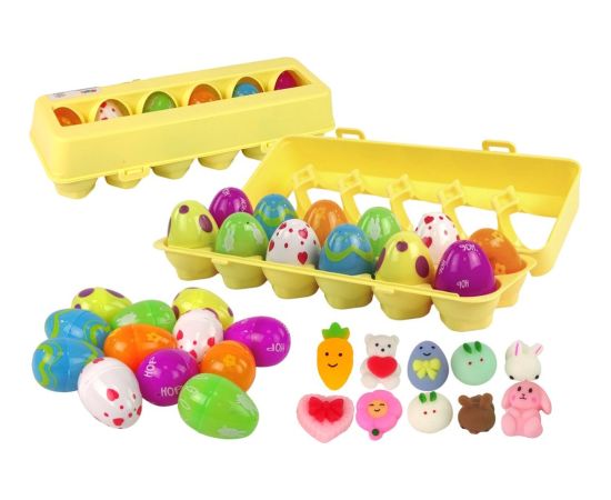 Bestway Zestaw Jajka Wielkanocne Squishy 12 Sztuk