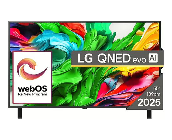 LG QNED AI 4K televizors 2025 55QNED85A3C