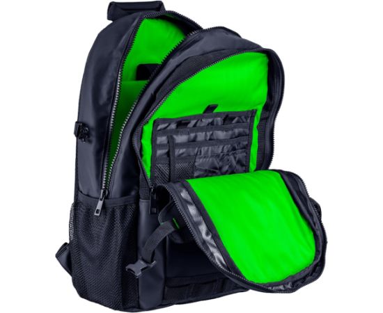 Razer Rogue 15 Backpack V3, Black, Tear- and water-resistant exterior, TPU padded scratch proof interior, Dedicated laptop compartment, Fits most laptops up to 15", 460 mm x 320 mm x 170 mm, 100% Polyester