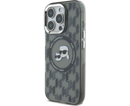 Karl Lagerfeld Hard IML Monogram Karl&Choupette Head MagSafe Case Чехол для Apple iPhone 16 Pro Max