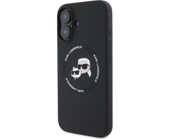 Karl Lagerfeld Liquid Silicone K&CH Heads MagSafe Case Aizsargapvalks priekš Apple iPhone 16