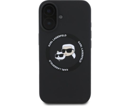 Karl Lagerfeld Liquid Silicone K&CH Heads MagSafe Case Aizsargapvalks priekš Apple iPhone 16