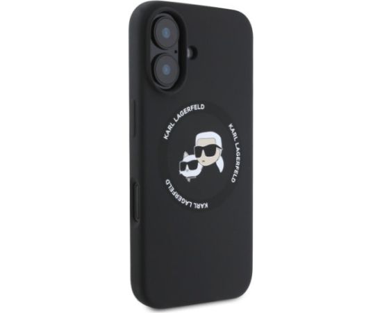 Karl Lagerfeld Liquid Silicone K&CH Heads MagSafe Case Aizsargapvalks priekš Apple iPhone 16