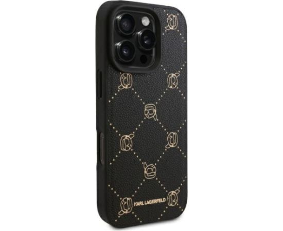 Karl Lagerfeld Hard Karl Head MagSafe Case Aizsargapvalks priekš Apple iPhone 16 Pro