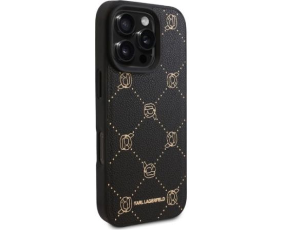 Karl Lagerfeld Hard Karl Head MagSafe Case Aizsargapvalks priekš Apple iPhone 16 Pro Max