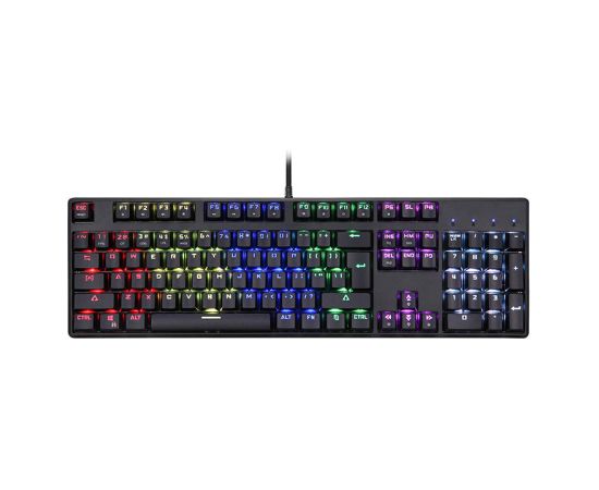 Mehāniskā tastatūra Motospeed CK107 RGB (melna)