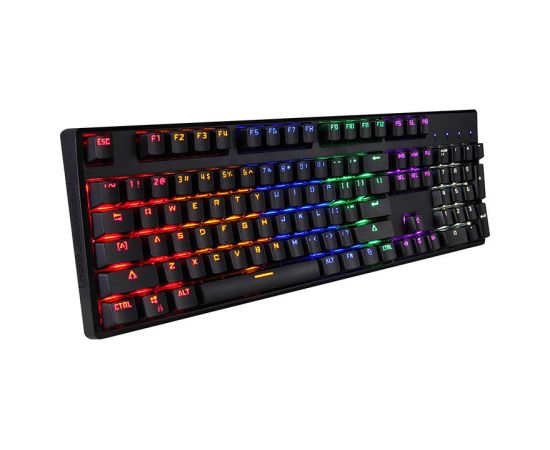 Mehāniskā tastatūra Motospeed CK107 RGB (melna)