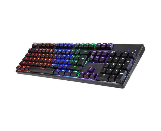 Mehāniskā tastatūra Motospeed CK107 RGB (melna)