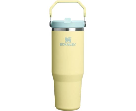 Stanley Termokrūze ar salmiņu The IceFlow Flip Straw 2.0 Tumbler 0,89L pomelo dzeltenzaļa