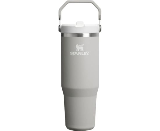 Stanley Termokrūze ar salmiņu The IceFlow Flip Straw 2.0 Tumbler 0,89L gaiši pelēka