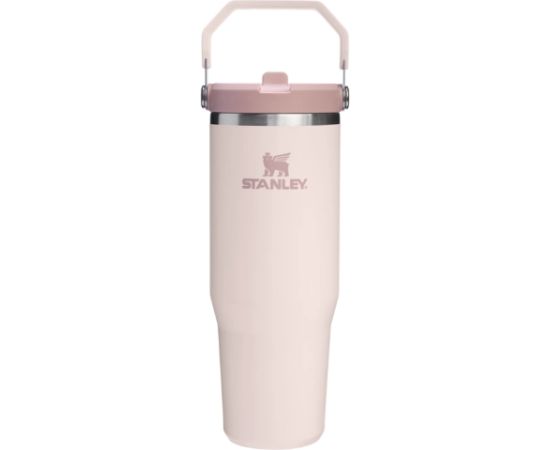 Stanley Termokrūze ar salmiņu The IceFlow Flip Straw 2.0 Tumbler 0,89L gaiši rozā