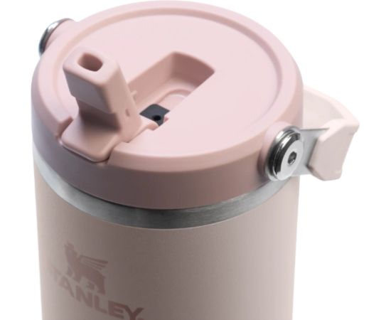 Stanley Termokrūze ar salmiņu The IceFlow Flip Straw 2.0 Tumbler 0,89L gaiši rozā