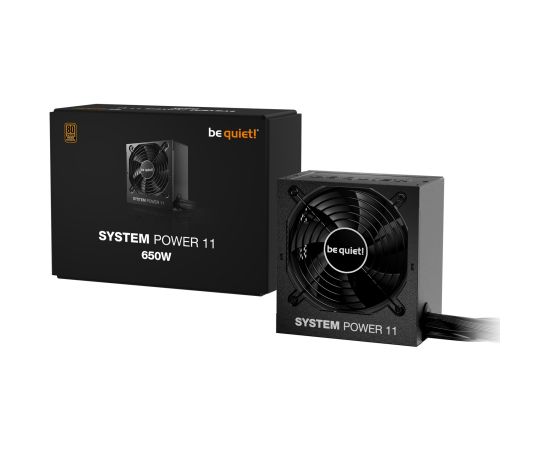 be quiet! System Power 11 650W power supply unit 20+4 pin ATX ATX Black