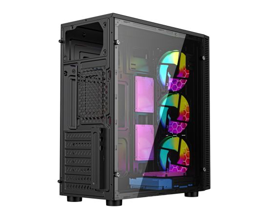 Gembird Fornax 500 Midi Tower Black