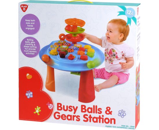 PLAYGO INFANT&TODDLER BUSY BALLS & GEARS STATION, 2940