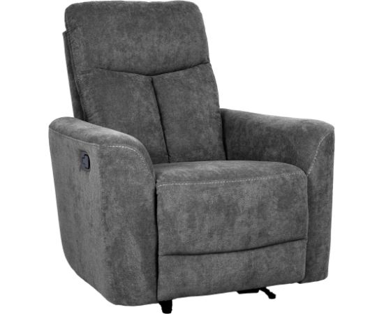 Recliner armchair GEMMA with manual mechanism, grey